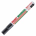 Маркер-краска лаковый (paint marker) 4 мм, ЧЕРНЫЙ, БЕЗ КСИЛОЛА (без запаха), алюминий, BRAUBERG PROFESSIONAL, 150877 150877