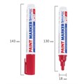 Маркер-краска лаковый (paint marker) 6 мм, КРАСНЫЙ, НИТРО-ОСНОВА, BRAUBERG PROFESSIONAL PLUS EXTRA, 151452 151452