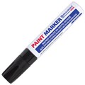 Маркер-краска лаковый (paint marker) 8 мм, ЧЕРНЫЙ, НИТРО-ОСНОВА, алюминиевый корпус, BRAUBERG PROFESSIONAL PLUS JUMBO, 151455 151455