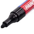 Маркер-краска лаковый EXTRA (paint marker) 4 мм, НАБОР 2 цвета, БЕЛЫЙ/ЧЕРНЫЙ, УСИЛЕННАЯ НИТРО-ОСНОВА, BRAUBERG, 151998 151998