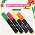 Набор текстовыделителей 4 шт., АССОРТИ, STAFF "College" STICK HL-497, линия письма 1-4 мм, 151501 151501