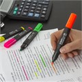 Набор текстовыделителей 4 шт., АССОРТИ, STAFF "College" STICK HL-497, линия письма 1-4 мм, 151501 151501
