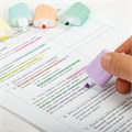 Набор текстовыделителей 6 ПАСТЕЛЬНЫХ ЦВЕТОВ, ЮНЛАНДИЯ "СЛАДКИЕ ИСТОРИИ", линия 1-5 мм, 152511 152511