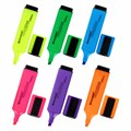 Набор текстовыделителей 6 ЦВЕТОВ, BRAUBERG "ORIGINAL NEON", линия письма 1-5 мм, 152216 152216