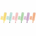 Набор текстовыделителей 6 ЦВЕТОВ, BRAUBERG "ORIGINAL PASTEL", линия письма 1-5 мм, 151698 151698