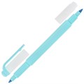 Набор текстовыделителей двусторонних 6 ПАСТЕЛЬНЫХ ЦВЕТОВ, BRAUBERG "TWIN PASTEL", линия 1-5 мм, 152518 152518