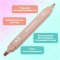 Набор текстовыделителей двусторонних 6 ЦВЕТОВ МОРАНДИ, BRAUBERG "Morandi", линия 1-5 мм, 152514 152514