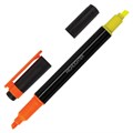 Набор текстовыделителей двусторонних BRAUBERG DUAL TIP 4 шт., АССОРТИ, линия 1-4 мм, 150845 150845