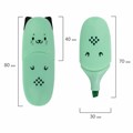 Набор текстовыделителей мини 6 ЦВЕТОВ BRAUBERG KIDS "CUTE CATS PASTEL", линия 1-5 мм, 152436 152436