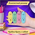 Набор текстовыделителей мини 6 ЦВЕТОВ BRAUBERG KIDS "CUTE CATS PASTEL", линия 1-5 мм, 152436 152436