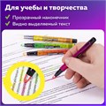 Набор текстовыделителей с прозрачным наконечником 4 ЦВЕТА, BRAUBERG "Clear", линия 1-5 мм, 152426 152426