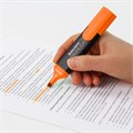 Текстовыделитель BRAUBERG "Contract", ОРАНЖЕВЫЙ, линия 1-5 мм, 150393 150393
