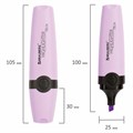 Текстовыделитель BRAUBERG "DELTA PASTEL", ЛАВАНДОВЫЙ, линия 1-5 мм, 151733 151733