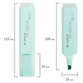 Текстовыделитель BRAUBERG "ORIGINAL PASTEL", БИРЮЗОВЫЙ, линия 1-5 мм, 151694 151694