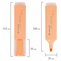 Текстовыделитель BRAUBERG "ORIGINAL PASTEL", ПЕРСИКОВЫЙ, линия 1-5 мм, 151696 151696