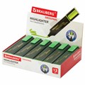 Текстовыделитель BRAUBERG "ORIGINAL", ЗЕЛЕНЫЙ, линия 1-5 мм, 151682 151682