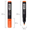 Текстовыделитель STAFF College "STICK HL-497", ОРАНЖЕВЫЙ, 1-4 мм, 151500 151500