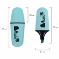 Текстовыделитель мини BRAUBERG "PASTEL Mini", АССОРТИ В ПЛАСТИКОВОЙ БАНКЕ, линия 1-5 мм, 152432 152432