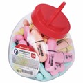 Текстовыделитель мини BRAUBERG "PASTEL Mini", АССОРТИ В ПЛАСТИКОВОЙ БАНКЕ, линия 1-5 мм, 152432 152432