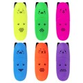 Текстовыделитель мини BRAUBERG KIDS "CUTE CATS NEON", АССОРТИ В ПЛАСТИКОВОЙ БАНКЕ, 1-5 мм, 152433 152433