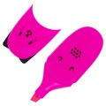 Текстовыделитель мини BRAUBERG KIDS "CUTE CATS NEON", АССОРТИ В ПЛАСТИКОВОЙ БАНКЕ, 1-5 мм, 152433 152433