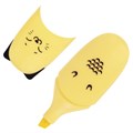 Текстовыделитель мини BRAUBERG KIDS "CUTE CATS PASTEL", АССОРТИ В ПЛАСТИКОВОЙ БАНКЕ, линия 1-5 мм, 152434. 152434
