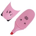Текстовыделитель мини BRAUBERG KIDS "CUTE CATS PASTEL", АССОРТИ В ПЛАСТИКОВОЙ БАНКЕ, линия 1-5 мм, 152434. 152434
