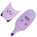 Текстовыделитель мини BRAUBERG KIDS "CUTE CATS PASTEL", АССОРТИ В ПЛАСТИКОВОЙ БАНКЕ, линия 1-5 мм, 152434. 152434