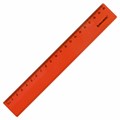 Линейка пластиковая 20 см BRAUBERG "FRUITY", тонированная, ассорти, 210766 210766