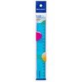 Линейка пластиковая 20 см BRAUBERG "FRUITY", тонированная, ассорти, 210766 210766