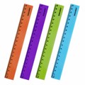 Линейка пластиковая 20 см BRAUBERG "NEON", непрозрачная, ассорти, 210773 210773