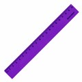 Линейка пластиковая 20 см BRAUBERG "NEON", непрозрачная, ассорти, 210773 210773