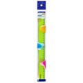 Линейка пластиковая 30 см BRAUBERG "FRUITY", тонированная, ассорти, 210767 210767