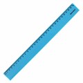 Линейка пластиковая 30 см BRAUBERG "NEON", непрозрачная, ассорти, 210751 210751