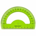 Транспортир 10 см BRAUBERG "FRUITY", 180 градусов, пластик, тонированный, ассорти, 210768 210768
