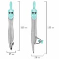 Готовальня BRAUBERG SCHOOL KIT, 11 предметов, циркуль 115 мм, циркуль 125 мм, чертежные принадлежности, мятный цвет, 210706 210706
