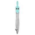 Готовальня BRAUBERG SCHOOL KIT, 11 предметов, циркуль 115 мм, циркуль 125 мм, чертежные принадлежности, мятный цвет, 210706 210706
