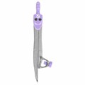 Готовальня BRAUBERG SCHOOL KIT, 11 предметов, циркуль 115 мм, циркуль 125 мм, чертежные принадлежности, лавандовый цвет, 210714 210714