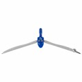 Готовальня BRAUBERG SCHOOL KIT, 8 предметов, циркуль 115 мм, чертежные принадлежности, металлический пенал со справочными материалами,210712 210712