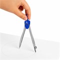Готовальня BRAUBERG SCHOOL KIT, 8 предметов, циркуль 115 мм, чертежные принадлежности, металлический пенал со справочными материалами,210712 210712