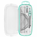 Готовальня BRAUBERG SCHOOL KIT, 8 предметов, циркуль 115 мм, чертежные принадлежности, мятный цвет, 210705 210705