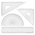 Готовальня BRAUBERG SCHOOL KIT, 8 предметов, циркуль 115 мм, чертежные принадлежности, мятный цвет, 210705 210705
