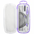 Готовальня BRAUBERG SCHOOL KIT, 9 предметов, циркуль 125 мм, чертежные принадлежности, лаванда, 210713 210713