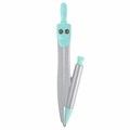 Готовальня BRAUBERG SCHOOL KIT, 9 предметов, циркуль 125 мм, чертежные принадлежности, мятный цвет, 210716 210716