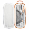 Готовальня BRAUBERG SCHOOL KIT, 9 предметов, циркуль 125 мм, чертежные принадлежности, персиковый цвет, 210715 210715
