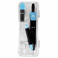 Готовальня BRAUBERG ULTRACOLOR 3 предмета: циркуль 132 мм, механический карандаш, грифель, ластик, пенал, 210804 210804