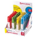 Циркуль BRAUBERG "Klasse", 115 мм, пластиковый пенал, ассорти, дисплей, 210526 210526