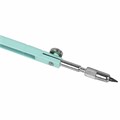 Циркуль BRAUBERG GEOMETRY, 120 мм, пастельно-бирюзовый цвет, защитный колпачок, пластиковый пенал, 210697 210697