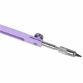 Циркуль BRAUBERG GEOMETRY, 120 мм, пастельно-фиолетовый цвет, защитный колпачок, пластиковый пенал, 210698 210698
