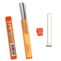 Грифели запасные 0,5 мм, HB, PILOT, КОМПЛЕКТ 12 штук, Polymer Leads, PPL-5 180970